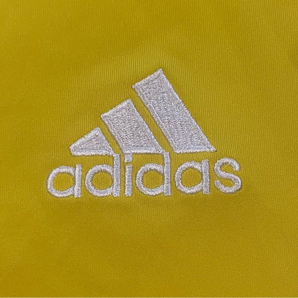 Adidas Soccer Practice Jersey Three Lions United Yellow #6 Size Medium Climacool - Picture 5 of 7